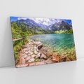 Obraz na płótnie 120x80 - Majestat gór - góry, jezioro