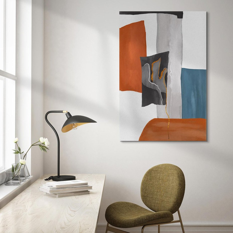 Obraz na płótnie 70x100 - Nowoczesna geometria - nowoczesny, geometryczny