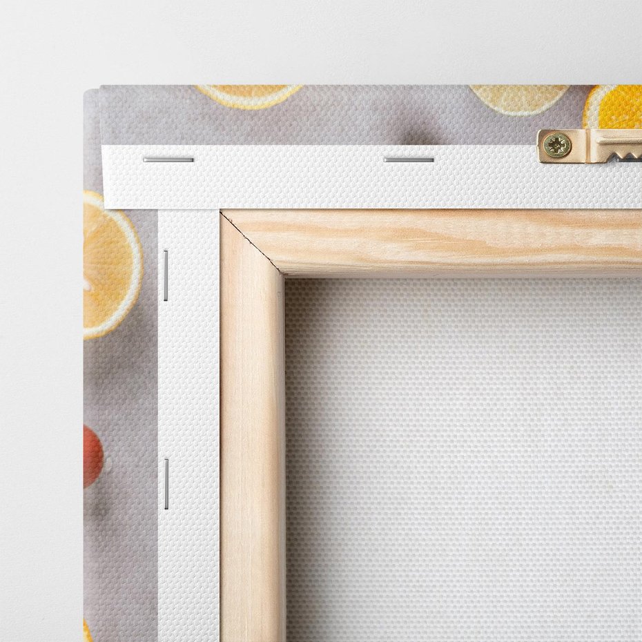 Obraz na płótnie 70x70 - Cytryny Pomarańczowy Zestaw - cytryny, pomarańcze