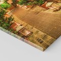 Obraz na płótnie 30x30 - Perspektywa Uliczki Miejskiej - uliczka, perspektywa