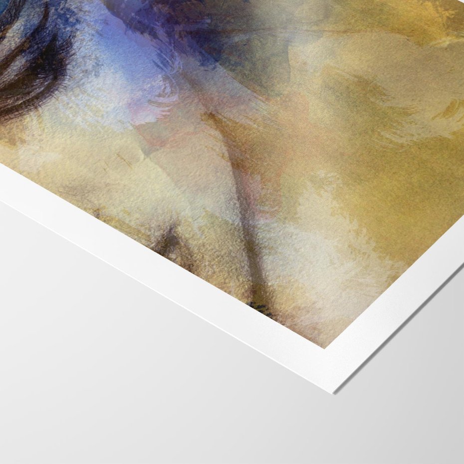 Plakat bez ramy 50x70 - Graficzna ekspresja kobiecego portretu - portret, grafika