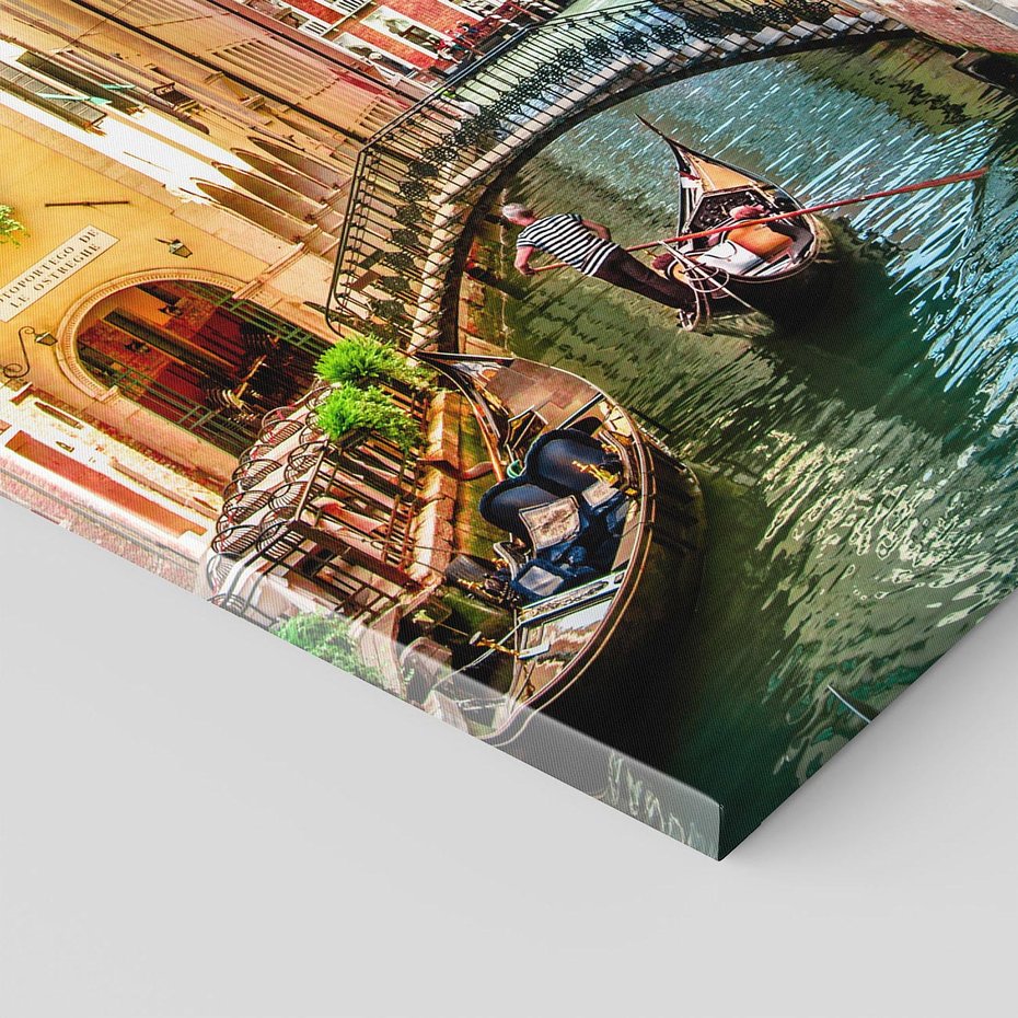 Obraz na płótnie 80x120 - Romantyczna Gondola - Wenecja, gondola