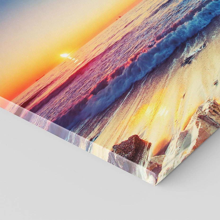 Obraz na płótnie 100x70 - Morze, plaża, statki - morze, plaża