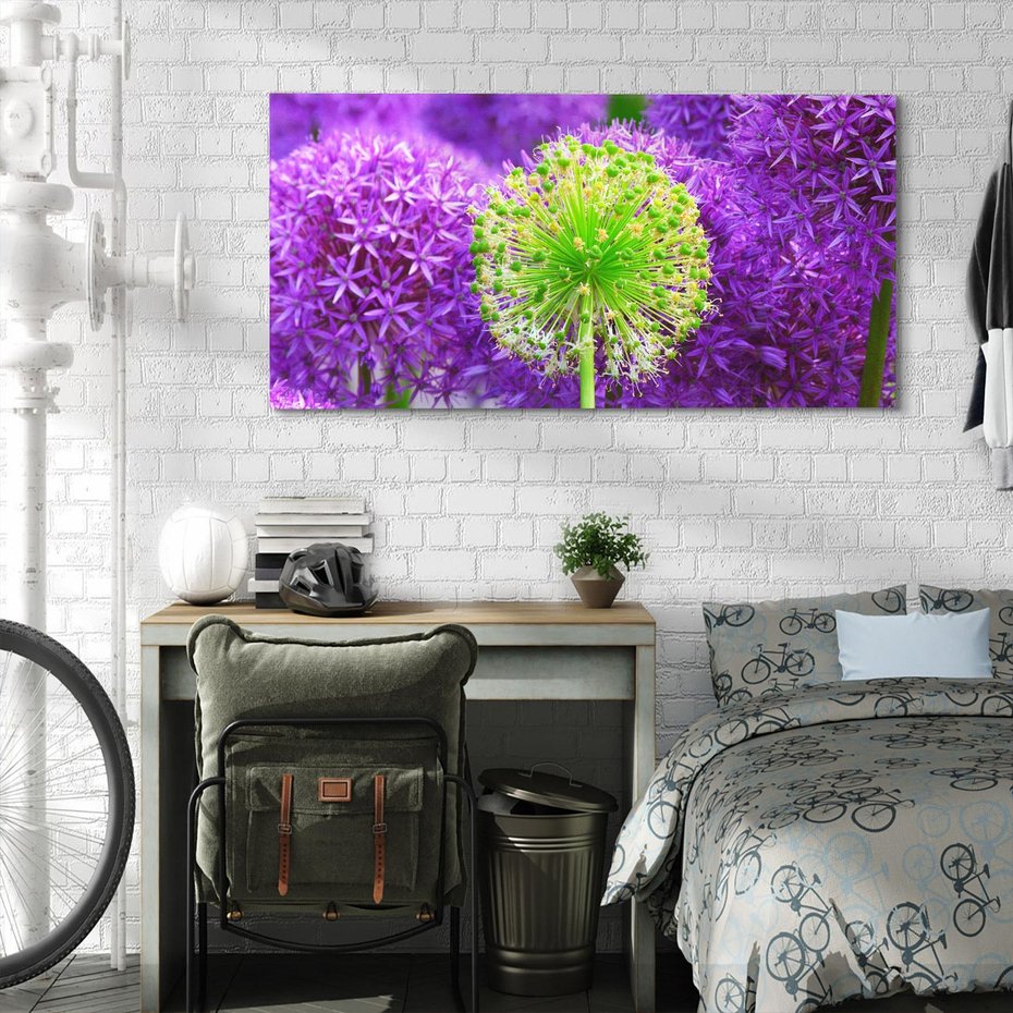 Obraz na płótnie 120x60 - Kwiatowy Raj - kwiat, kwiaty