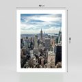 Plakat bez ramy 40x50 - Duch Nowego Jorku - Manhattan, Nowy Jork