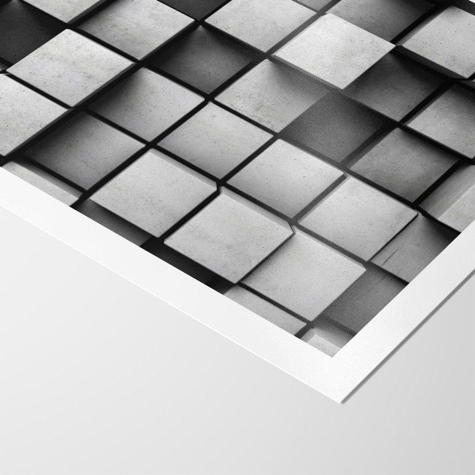 Plakat bez ramy 21x30 - Geometryczne Elegancje - nowoczesny, geometryczny