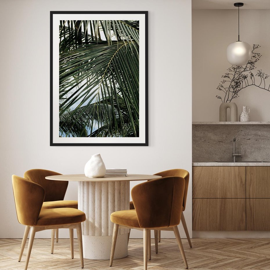 Plakat bez ramy 50x70 - Wakacyjna Magia - palmy, tropiki