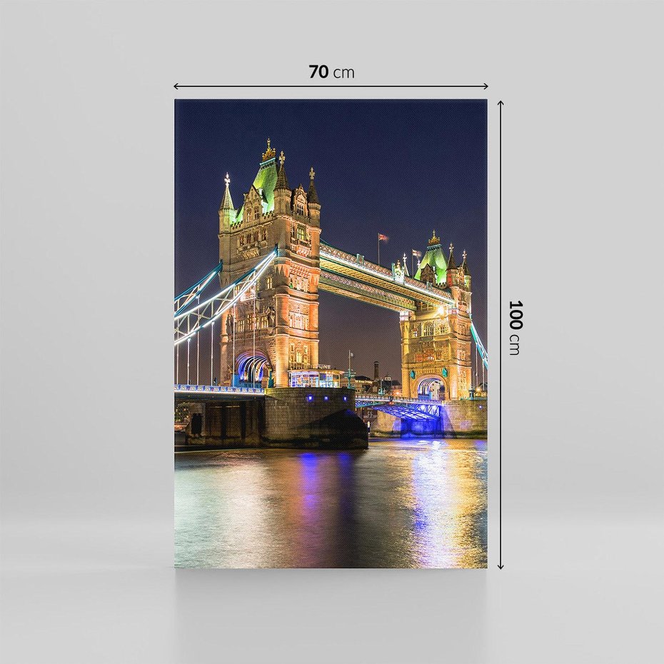 Obraz na płótnie 70x100 - Ikoniczny Tower Bridge - Most, Londyn