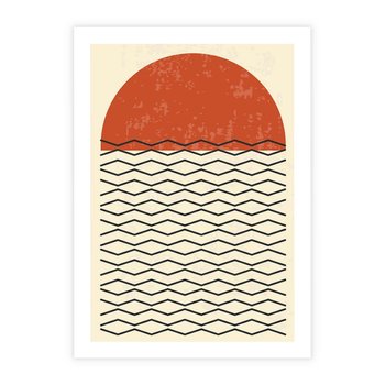 Plakat bez ramy 21x30 - Abstrakcyjne Wzory na Plakacie - geometryczna sztuka, nowoczesny plakat