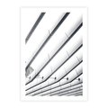 Plakat bez ramy 21x30 - Czarno-Biała Fotografia Architektury - nowoczesna architektura, bialo czarny