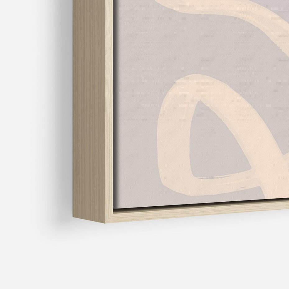 Obraz w ramie 70x100 - Nowoczesne Odbicia - minimalistyczny obraz, nowoczesny - rama drewno