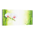Obraz na płótnie 140x70 - Orchidea, Bambus i Relaks w SPA - orchidea, kwiat