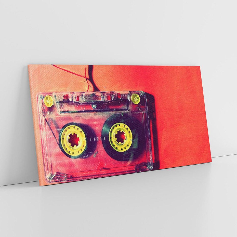 Obraz na płótnie 120x60 - Kaseta - Muzyka Retro - kaseta, muzyka