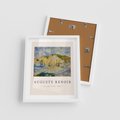 Plakat w ramie 40x50 - Plakat z Reprodukcją A. Renoira - Auguste Renoir, Morze i klify - rama biała