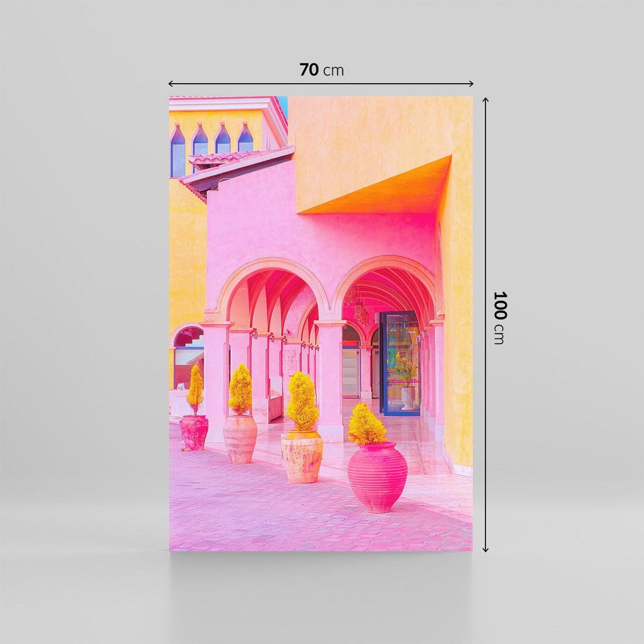 Obraz na płótnie 70x100 - Marokańskie pastele - marokański, pastele