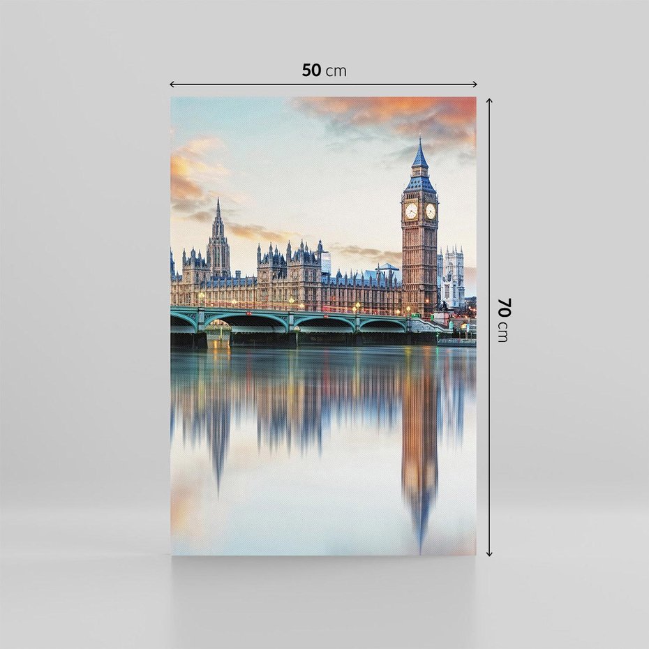Obraz na płótnie 50x70 - ikona Big Benu - Londyn, Big Ben