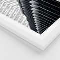 Plakat w ramie 40x50 - Architektura Stopniowa - architektura, budynki - rama biała