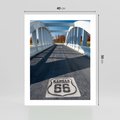 Plakat bez ramy 40x50 - Kansas i Route 66 - Kansas, route 66