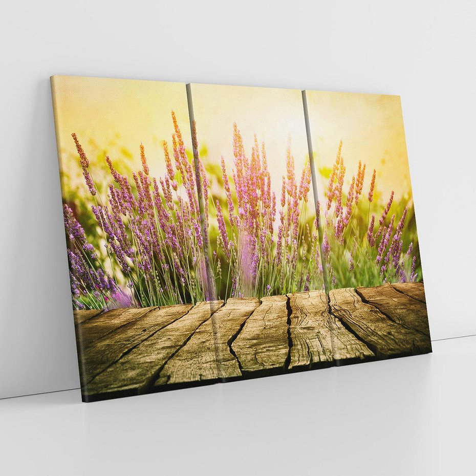 Obraz na płótnie 120x80 - Delikatność i Urok - lawenda, kwiat