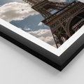 Plakat w ramie 30x40 - Magia Wieży Eiffla - wieża, Eiffla - rama czarna