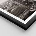 Plakat w ramie 40x50 - Magiczna esencja Londynu: Big Ben i miasto - Big Ben, Londyn - rama czarna