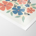 Plakat bez ramy 30x40 - Kolorowe liście tęsknot - minimalistyczny plakat, grafika
