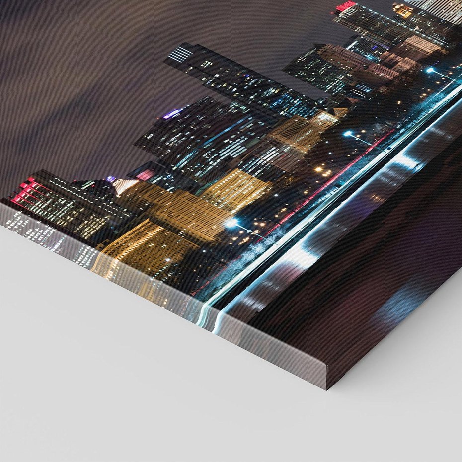 Obraz na płótnie 40x40 - Chicago - Miasto kontrastów - Chicago, USA