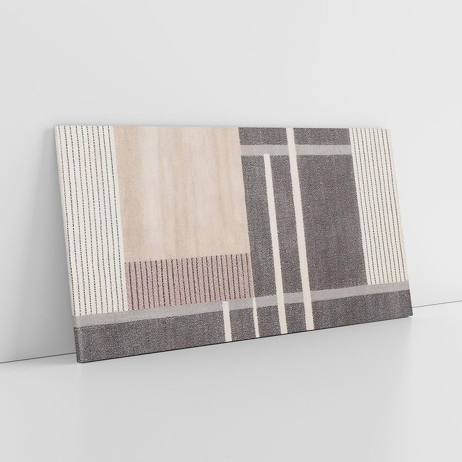 Obraz na płótnie 120x60 - Harmonia skradzionych odcieni - symetryczne, geometryczne pasy