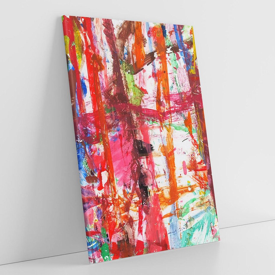 Obraz na płótnie 50x70 - Abstrakcja: wyraz emocji - abstrakcja