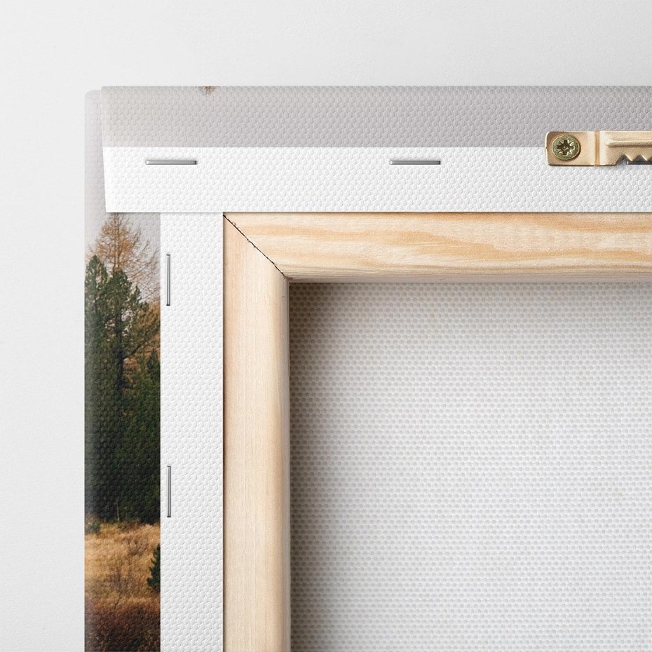 Obraz na płótnie 30x30 - W Górskiej Dolinie - artystyczna fotografia, las