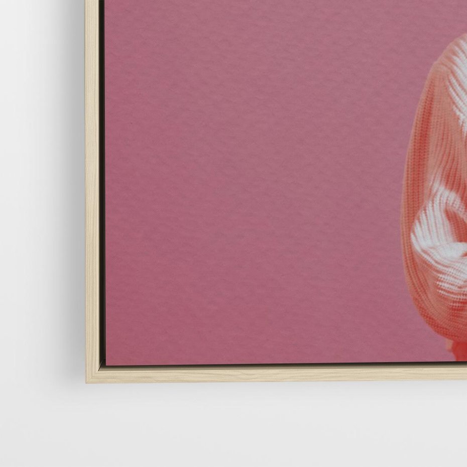 Obraz w ramie 70x50 - Kolaż Wyobraźni - kolaż zdjęć, styl retro - rama drewno