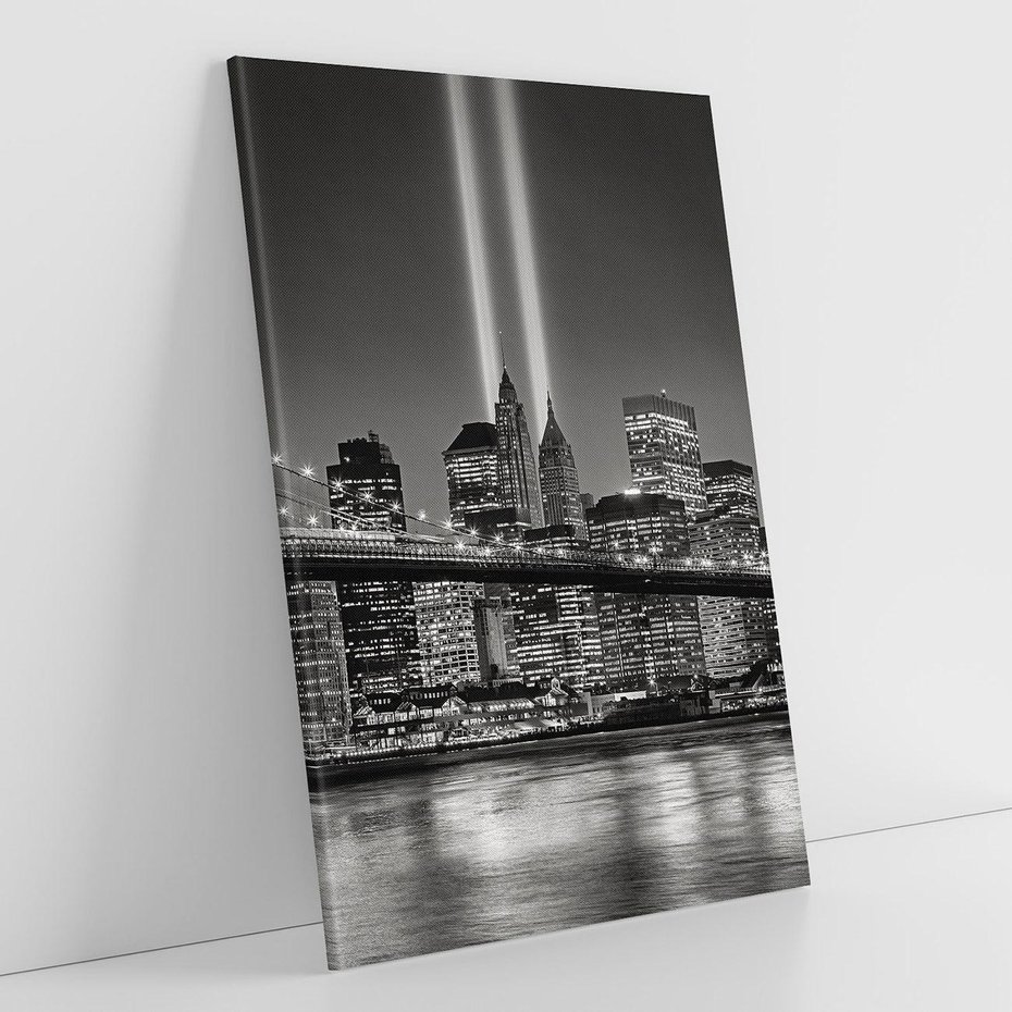 Obraz na płótnie 80x120 - Miasto ożywione nocą - miasto, noc