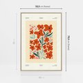 Obraz w ramie 50x70 - Refleksje Kolorowych Tajemnic - kwiaty, kompozycja - rama drewno
