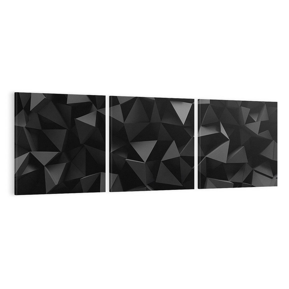 Obraz na płótnie 120x40 - Abstrakcyjne 3D układy - 3D, abstrakcja