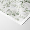 Plakat bez ramy 30x40 - Delikatność Zieleni - zielone gałązki, listki