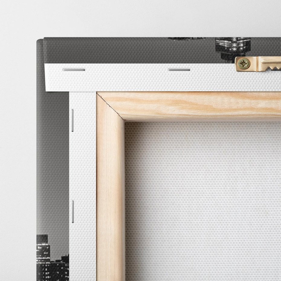 Obraz na płótnie 50x70 - Most nad Manhattańskim Skarbem - most, Nowy Jork