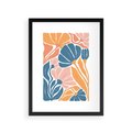 Plakat w ramie 30x40 - Migotliwe Marzenia - kwiaty, rośliny - rama czarna