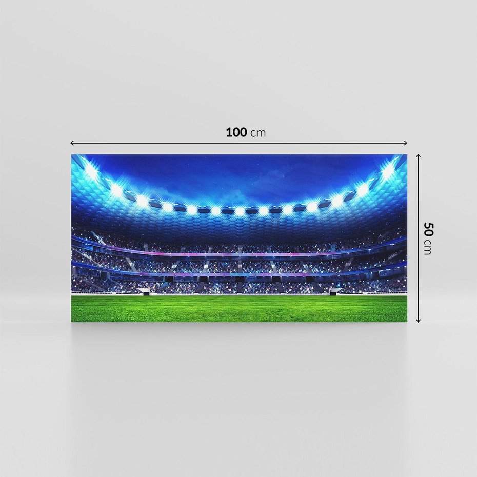 Obraz na płótnie 100x50 - Energia na stadionie - piłka, nożna