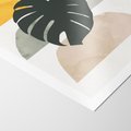 Plakat bez ramy 30x40 - Monstera i Boho Elementy - grafika, boho klimat