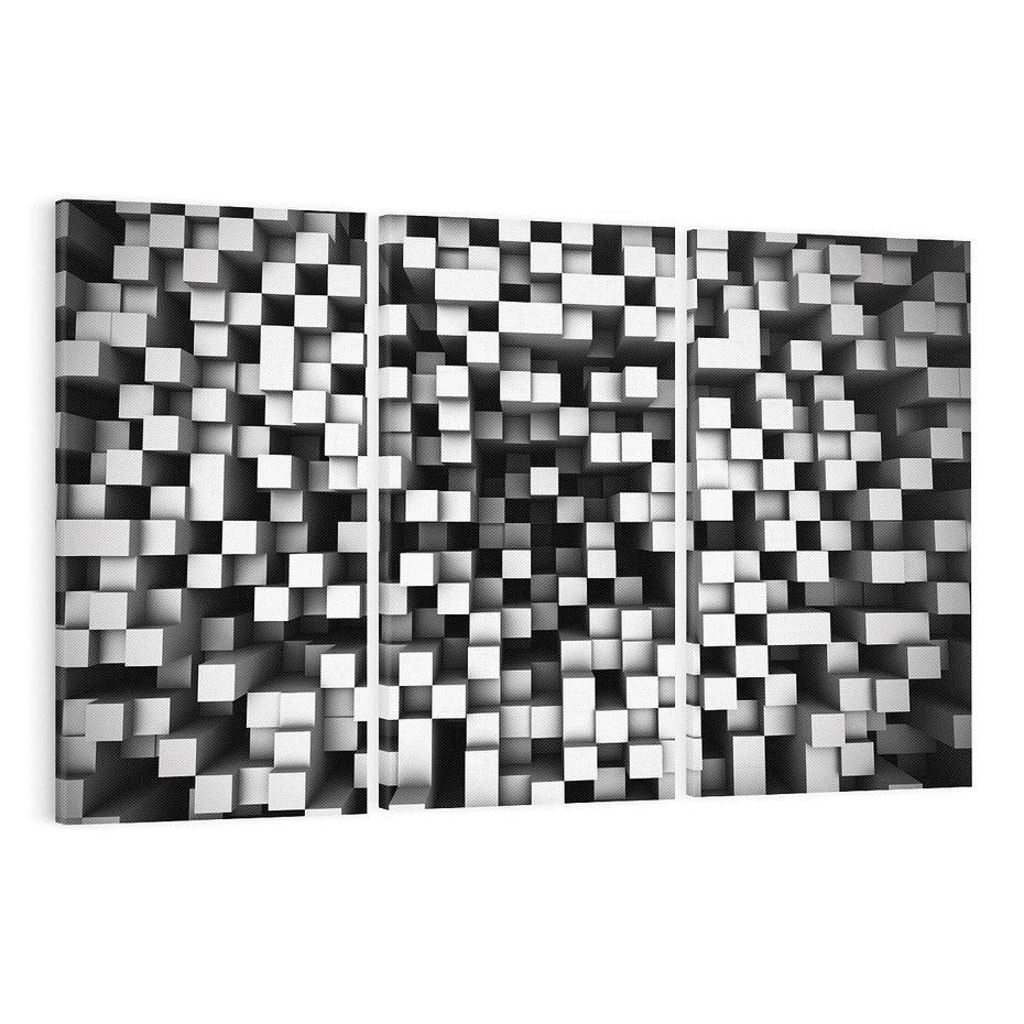 Obraz na płótnie 120x80 - Abstrakcyjne wizje w 3D - 3D, abstrakcja