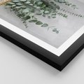 Plakat w ramie 30x40 - Uwodzicielska zieleń eukaliptusa - eukaliptus, zielone - rama czarna