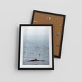 Plakat w ramie 30x40 - Spotkanie z Orką - morze, ocean - rama czarna