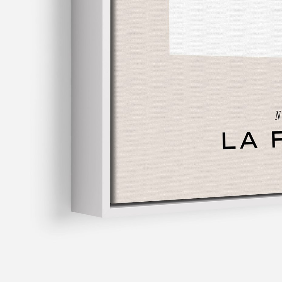 Obraz w ramie 70x100 - Boho Harmonia Stylu - abstrakcyjna sztuka, akt - rama biała