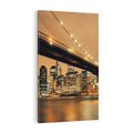 Obraz na płótnie 70x100 - magiczne połączenie miast - most, Nowy Jork