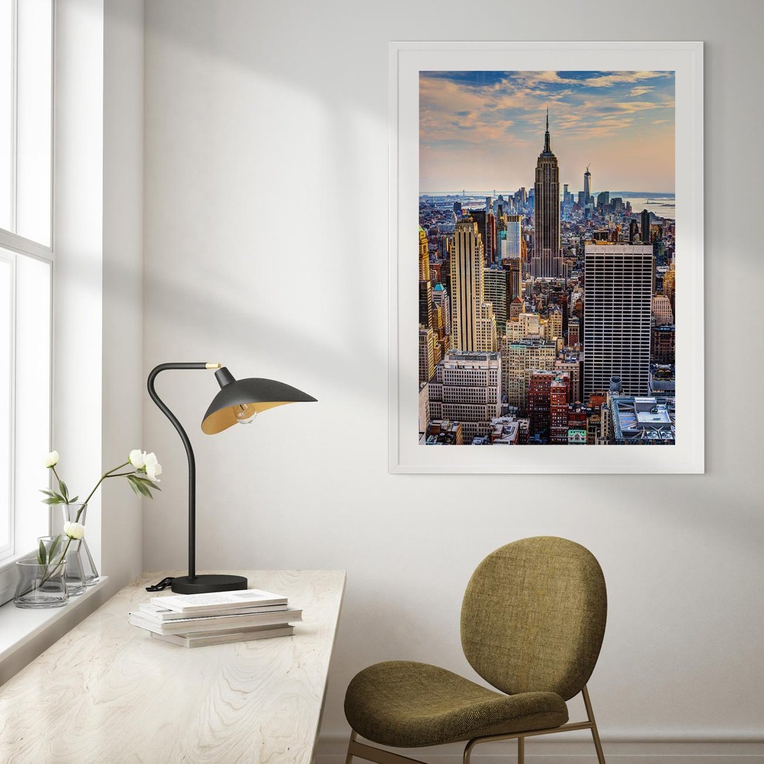 Plakat bez ramy 30x40 - Manhattan - Wieżowce Nowego Jorku - Manhattan, Nowy Jork