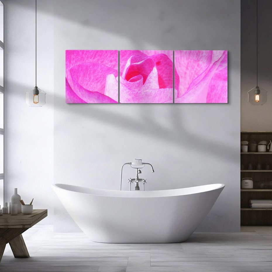 Obraz na płótnie 90x30 - Kwiaty w harmonii z naturą - kwiat, kwiaty