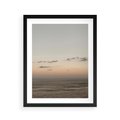 Plakat w ramie 40x50 - Chwila Romantyzmu - morze, niebo - rama czarna