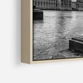 Obraz w ramie 50x50 - Pejzaż kruchości i siły - Londyn, Tamiza - rama drewno
