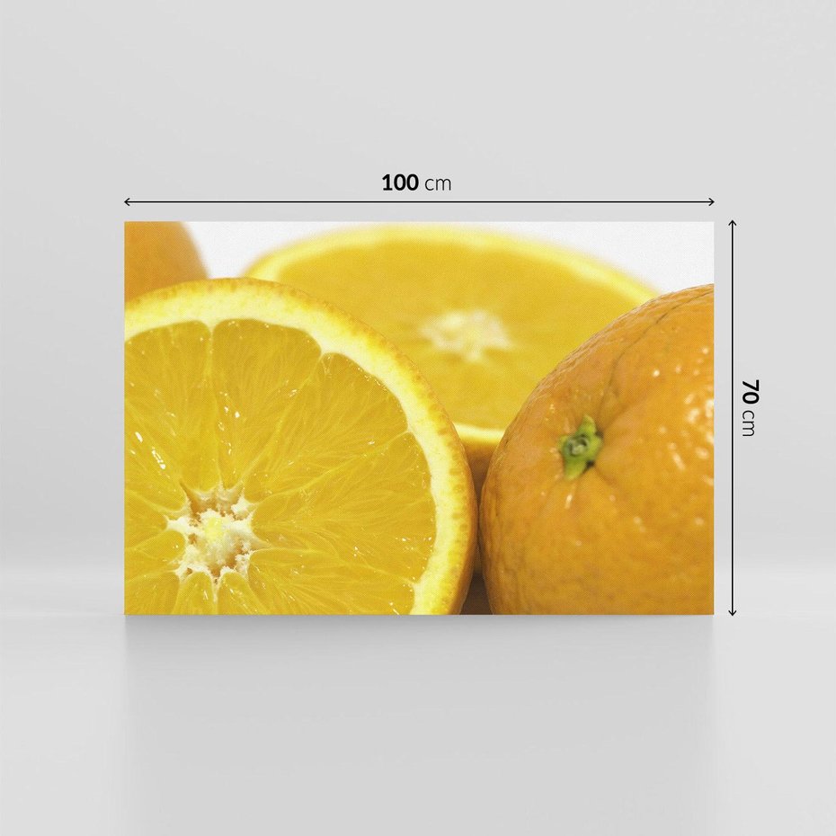 Obraz na płótnie 100x70 - Cytrusy Żywy Zapach Energii - cytruny, owoce