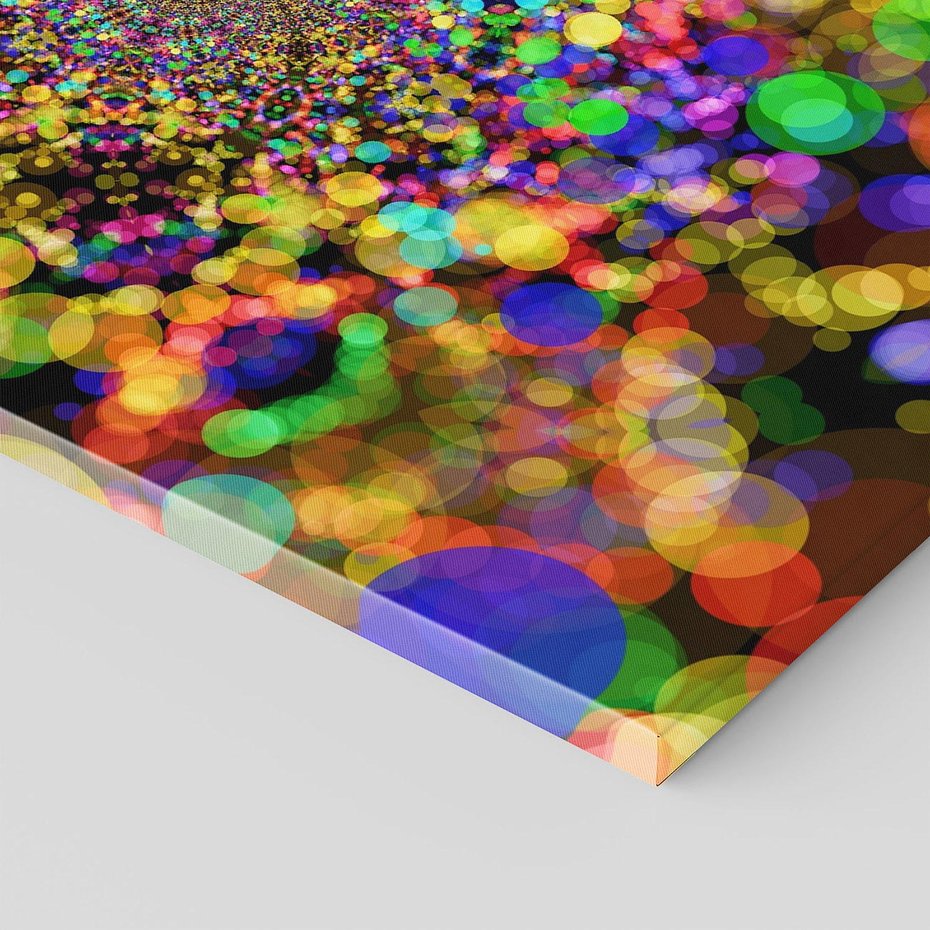 Obraz na płótnie 80x120 - Abstrakcja: gra kolorów i form - abstrakcja